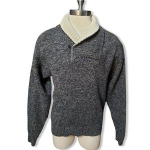 Vintage J.J. Cochran Shawl Style Sweater Made in U.S.A Mens 1X